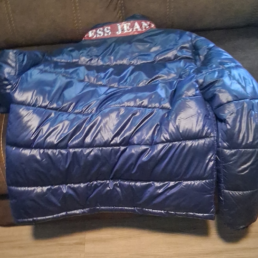 GUESS Blue Puffer Jacket - Picture 5 of 5